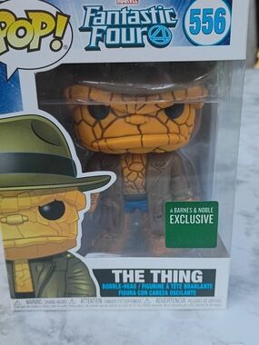 Marvel The Thing Pop! Vinyl - Orange with Blue Trunks and Brown Trench Coat
